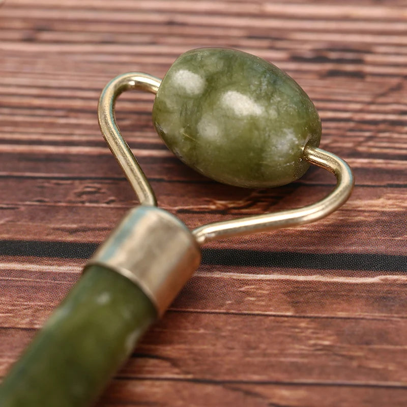 Natural Jade Guasha Facial Massager Roller