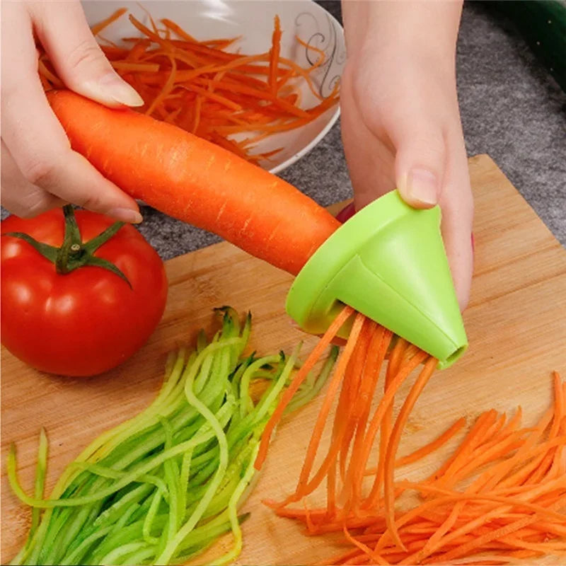 Multi-functional Vegetable Fruit Spiral Shredder Peeler